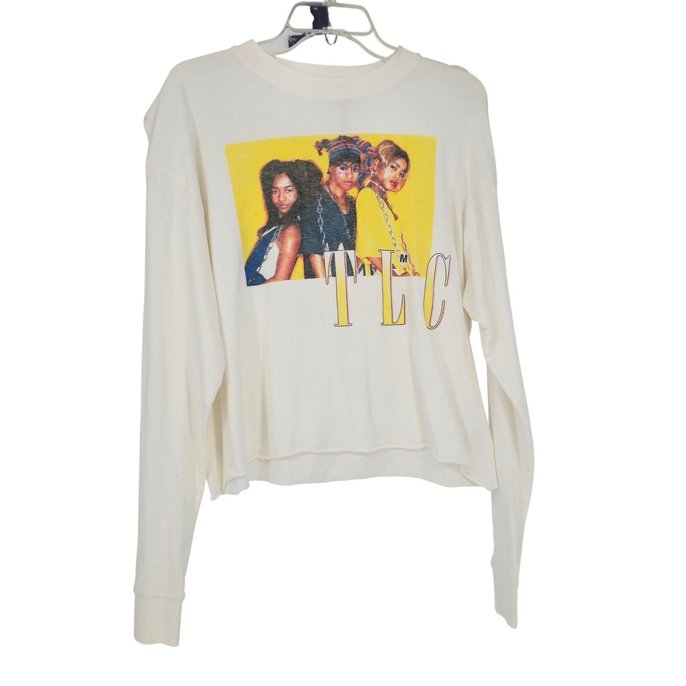 TLC Crazy Sexy‎ Cool Crop Oversized Graphic T-Shirt M Daydreamer LA 90s Y2K NWT